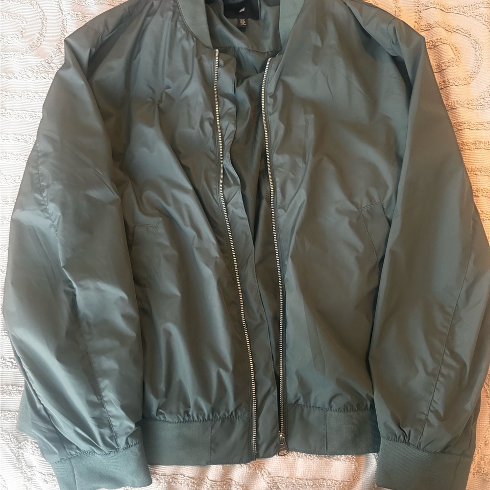 H&M  ma-1 olive Green Bomber Jacket sz xl